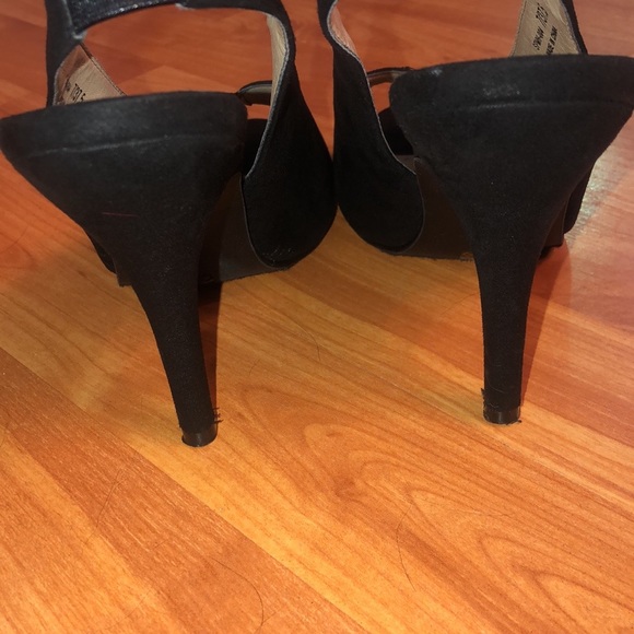 Chinese Laundry suede peep toe heels - Picture 3 of 14